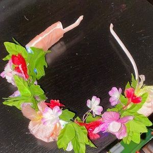 LED Multi-Colored Flower Pink Headband Lights Up!